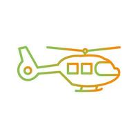 Hubschrauber-Vektor-Symbol vektor