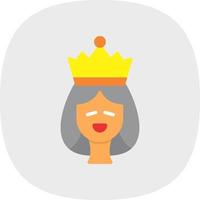 drottning vektor ikon design