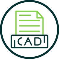CAD-Vektor-Icon-Design vektor