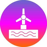 Turbinenvektor-Icon-Design vektor