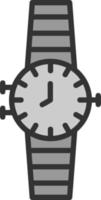 Armbanduhr-Vektor-Icon-Design vektor