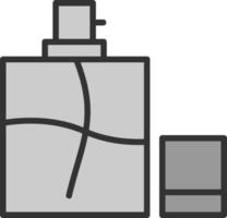 Parfüm-Vektor-Icon-Design vektor