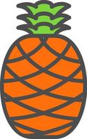 Ananas-Vektor-Symbol vektor