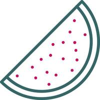 Wassermelonen-Vektorsymbol vektor