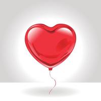 hjärta formad ballonger. vektor illustration. san valentn. Lycklig valentines dag.