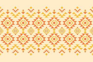 etnisk ikat sömlös mönster i stam. aztec geometrisk prydnad skriva ut. tyg indisk stil. vektor