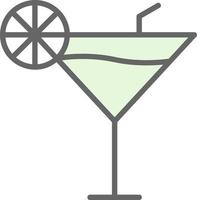 Cocktail-Vektor-Icon-Design vektor