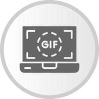 GIF-Vektorsymbol vektor