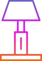 Lampe-Vektor-Icon-Design vektor