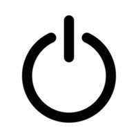 Power-Toggle-Symbol-Silhouette vektor