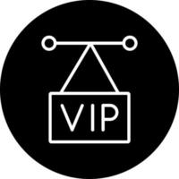 VIP-Vektorsymbol vektor