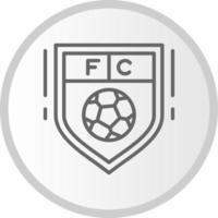 Fußballverein-Vektorsymbol vektor