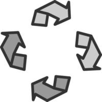 återvinning vektor ikon design