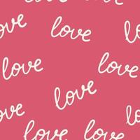 sömlös mönster med fraser av kärlek . hjärtans dag bakgrund med symboler av kärlek, roman och passion. vektor illustration för omslag papper, tapet.