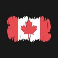 kanada flagga borsta vektor