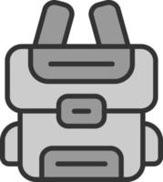 Rucksack-Vektor-Icon-Design vektor