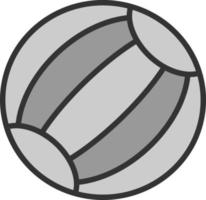 Wasserball-Vektor-Icon-Design vektor