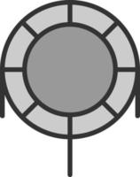 Trampolin-Vektor-Icon-Design vektor