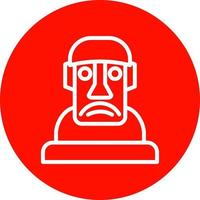 moai vektor ikon design