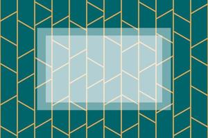 abstrakter grüner tiefer See geometrischer nahtloser Musterhintergrund mit Dreiecken vektor