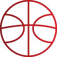 Basketball-Vektor-Symbol vektor