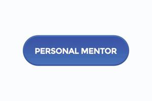 grundläggande rgbpersonal mentor knapp vectors.sign märka Tal bubbla personlig mentor vektor