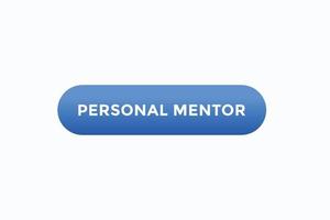 grundläggande rgbpersonal mentor knapp vectors.sign märka Tal bubbla personlig mentor vektor