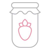 Marmeladenglas-Symbol, geeignet für eine Vielzahl digitaler kreativer Projekte. vektor