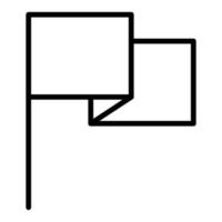 Flaggensymbol, geeignet für eine Vielzahl digitaler kreativer Projekte. vektor