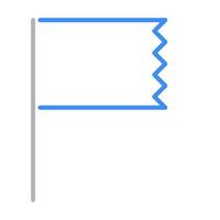 flagga ikon, lämplig för en bred räckvidd av digital kreativ projekt. vektor