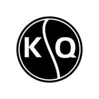 kq brev logotyp design.kq kreativ första kq brev logotyp design . kq kreativ initialer brev logotyp begrepp. kq brev design. vektor
