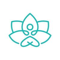 Lotus-Yoga-Logo vektor