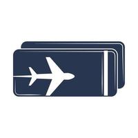 Symbol für Flugtickets vektor