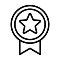 Abzeichen-Symbol im trendigen flachen Stil isoliert auf grauem Hintergrund. Auszeichnungssymbol für Ihr Website-Design, Logo, App, ui vektor