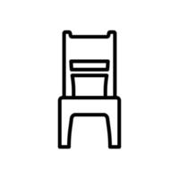 Stuhl-Icon-Design-Vektor-Vorlage vektor