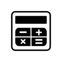 Taschenrechner-Icon-Design-Vektor-Vorlage vektor