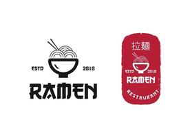 Logo-Vorlage für Ramen-Spezialisten vektor