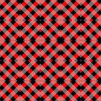 röd pläd sömlös geometrisk mönster bakgrund vektor