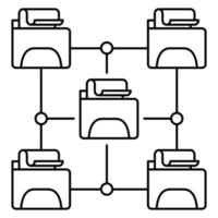 stor data ikon, lämplig för en bred räckvidd av digital kreativ projekt. vektor