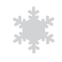 Vektor-Schneeflocke-Symbol. Illustration für das Web vektor