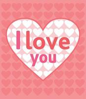 Valentinstag Hintergrundkarte, rosa vektor