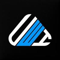 Uwi Letter Logo kreatives Design mit Vektorgrafik, uwi einfaches und modernes Logo. vektor