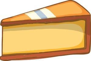 köstliches Käsesymbol im Cartoon-Stil. für Speisekarten und Websites von Restaurants. Vektor-Illustration vektor