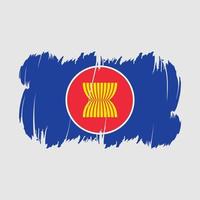 asean flag pinselvektor vektor