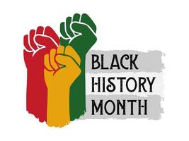 svart historia månad afrikansk amerikan historia fira. berömd årlig. i februari i förenad stater och kanada vektor