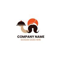 restaurang logotyp design för indian, rajasthani logotyp design, mat logotyp design vektor