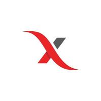 x Brief Logo Vorlage Vektor-Symbol vektor