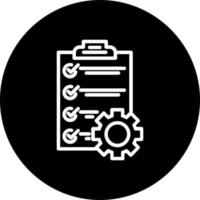 Projektmanagement-Vektorsymbol vektor