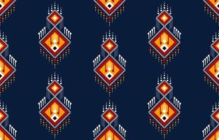 geometrisches ethnisches orientalisches nahtloses muster traditionelles design für hintergrund, teppich, tapete, kleidung, verpackung, batik, stoff, vektor, illustration, stickereistil. vektor