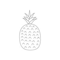 ananas logotyp vektor